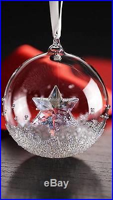 Swarovski Crystal Christmas 2014 Ball Ornament 5059023 Mint Boxed Retired Rare