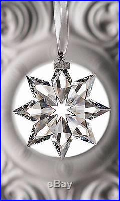 Swarovski Crystal Christmas Ornament 2013 Clear Large 5004489 Mint Boxed