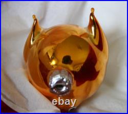 TEN partridges birds glitter mica Christmas Polish Poland handblown ornaments