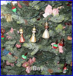 THE THREE WISE MEN ANTIQUE BLOWN GLASS CHRISTMAS TREE ORNAMENTS