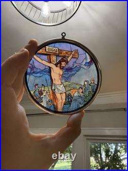 The greatest story ever told stained glass ornament set Vintage Christmas The greatest story ever told stained glass ornament set Vintage Christmas