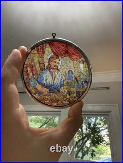 The greatest story ever told stained glass ornament set Vintage Christmas The greatest story ever told stained glass ornament set Vintage Christmas