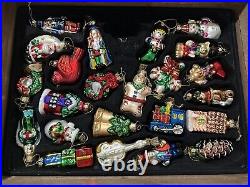 Thomas Pacconi Blown Glass 2003 Christmas Classics Ornaments 43 pc. Collection