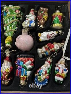 Thomas Pacconi Blown Glass 2003 Christmas Classics Ornaments 43 pc. Collection