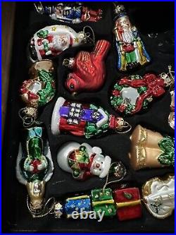 Thomas Pacconi Blown Glass 2003 Christmas Classics Ornaments 43 pc. Collection