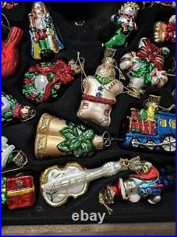 Thomas Pacconi Blown Glass 2003 Christmas Classics Ornaments 43 pc. Collection