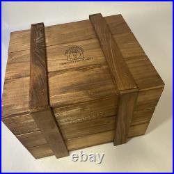 Thomas Pacconi Classics 2002 Collection 36 Christmas Ornaments w Wood Crate Box