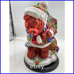 Thomas Pacconi Classics Bear Santa Claus Christmas Ornament Figurine Tree Gifts