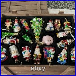 Thomas Pacconi Classics Christmas Glass Santa Ornament 2003 Collection Hanging