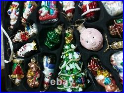 Thomas Pacconi Vintage Huge Bundle Lot Glass Christmas Decorations Ornaments QVC