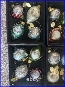 Thomas kinkade Light Up Ornament Lot