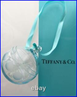 Tiffany Christmas ornament Crystal Glass Ball without box