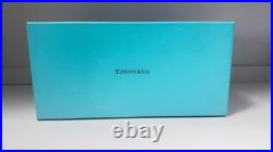 Tiffany & Co. Christmas Ornaments in Blue Crystal Glass/Set of 3 Glass Trees Tiffany & Co. Christmas Ornaments in Blue Crystal Glass/Set of 3 Glass Trees