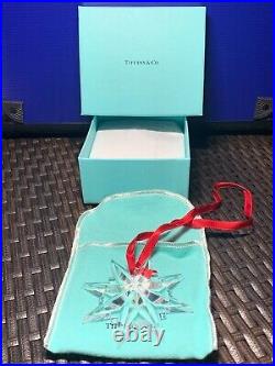 Tiffany & Co. Christmas Star Crystal Glass Ornament 88697