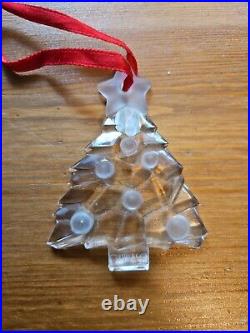 Tiffany & Co. Christmas Tree Crystal Glass Ornament