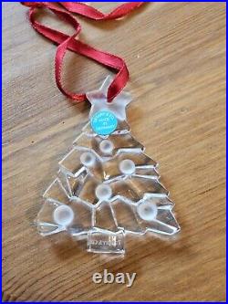 Tiffany & Co. Christmas Tree Crystal Glass Ornament
