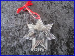 Tiffany & Co Crystal 7 Point Star Christmas Ornament