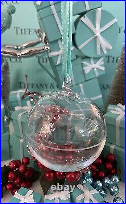 Tiffany&Co Crystal Glass Ball Ornament Christmas Holiday Tree 2019 FLASH SALE