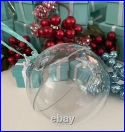 Tiffany&Co Crystal Glass Ball Ornament Christmas Holiday Tree 2019 FLASH SALE