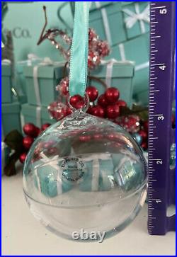 Tiffany&Co Crystal Glass Ball Ornament Christmas Holiday Tree 2019 FLASH SALE