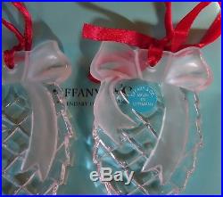 Tiffany & Co Crystal Glass Pinecone Christmas Decoration Limited Edition New