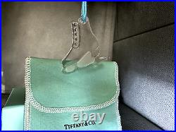 Tiffany & Co Crystal Ice Skate Christmas Ornament