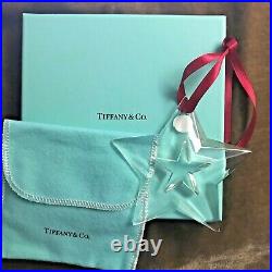 Tiffany & Co. Crystal Star Ornament 2003 Collection Mint In Box
