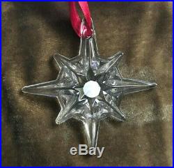 Tiffany & Co. Crystal Star Ornament 2009 Collection Mint In Box