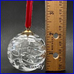 Tiffany & Co Cut Crystal Glass Ball Christmas Ornament Swag Pattern 2