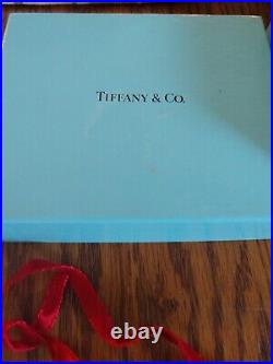 Tiffany & Co Glass Christmas Tree Christmas Ornament Star on Top in box