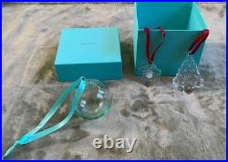 Tiffany & Co. Ornament Ornament Collection Set Mid-2000 Crystal Glass Mint