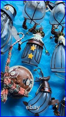 V Caged Bubble Glass 4 Deco 11 C Ornaments Beautiful Christmas Deco Ready 15pc