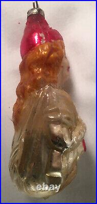 VERY RARE Antique Statue Of Liberty Patriotic Glass Ornament Christmas Germany