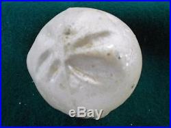 VERY RARE GLASS APPLE WITH FACE ANTIQUE CHRISTMAS ORNAMENT