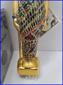 VERY RARE IZIS Ap1041 POLONAISE Gold Blown Glass Egyptian Christmas Ornament