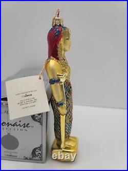 VERY RARE IZIS Ap1041 POLONAISE Gold Blown Glass Egyptian Christmas Ornament