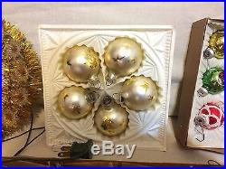 Vintage Huge Christmas Ornaments West Germany Shiny Bright Getz Alexanders Lot