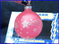 VTG 1950s Shiny Brite GLO IN THE DARK Christmas Ornaments in the Original Box