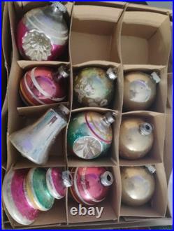 VTG 50s Glass Christmas Ornament Shiny Brite Poland W. Germany 100+ PICK UP ONLY