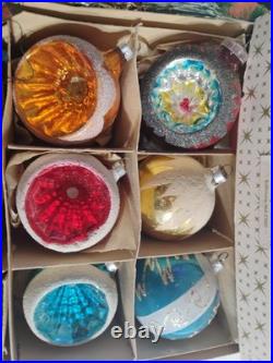 VTG 50s Glass Christmas Ornament Shiny Brite Poland W. Germany 100+ PICK UP ONLY