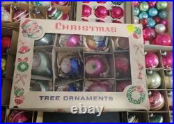 VTG 50s Glass Christmas Ornament Shiny Brite Poland W. Germany 100+ PICK UP ONLY