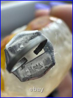 VTG Antique German Cherub Girl Glass Christmas Ornament Raphael Angel Bust