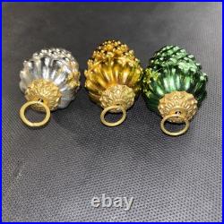 VTG Antique Glass Cluster GRAPE 3 KUGEL Christmas Ornament Germany 3 Colors VTG Antique Glass Cluster GRAPE 3 KUGEL Christmas Ornament Germany 3 Colors