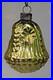 VTG-Glass-STAR-Embossed-Outdent-Bumpy-Gold-BELL-Christmas-Ornament-US-of-A-01-ls