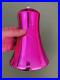 VTG-Jumbo-Germany-Hot-Pink-Mercury-Glass-Bell-w-Clapper-Christmas-Ornament-7-5-01-hk