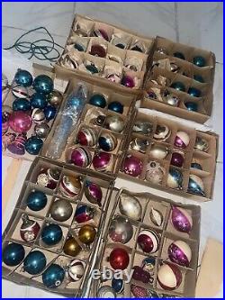 VTG Lot 96 Glass Christmas Ornament SHINY BRITE And More VTG Lot 96 Glass Christmas Ornament SHINY BRITE And More