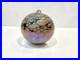 VTG-STUART-ABELMAN-1997-Glass-Christmas-Ornament-Art-Pink-Iridescent-Webbing-01-uyg