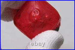 VTG Unsilvered Glass BIRD CAGE Tinsel In Feather Tree Christmas Ornament Germany