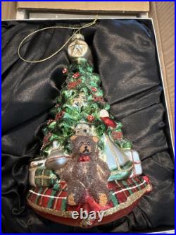 Valerie Parr Hill Mercury Glass Hand-Blown Christmas Ornament Santa Collection