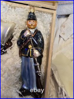 Very RARE Kurt Adler U. S. Civil War Boxed Set Christmas/Patriotic Ornaments